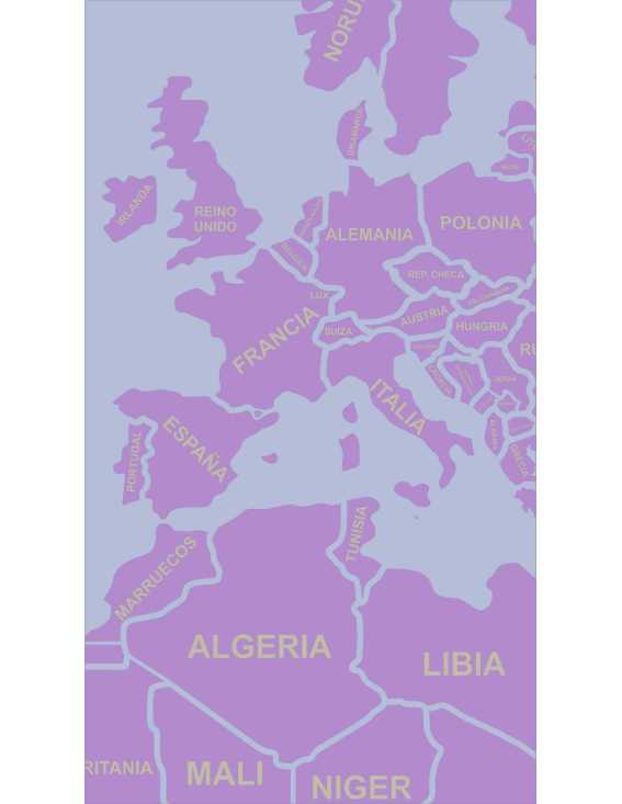 nice printed world map small customizable