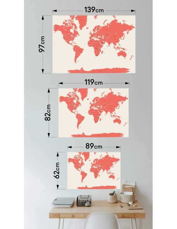 mapa decoracion regalo mapas mediano