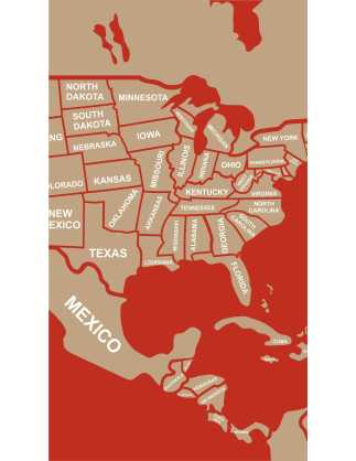 nice printed world map small customizable 2