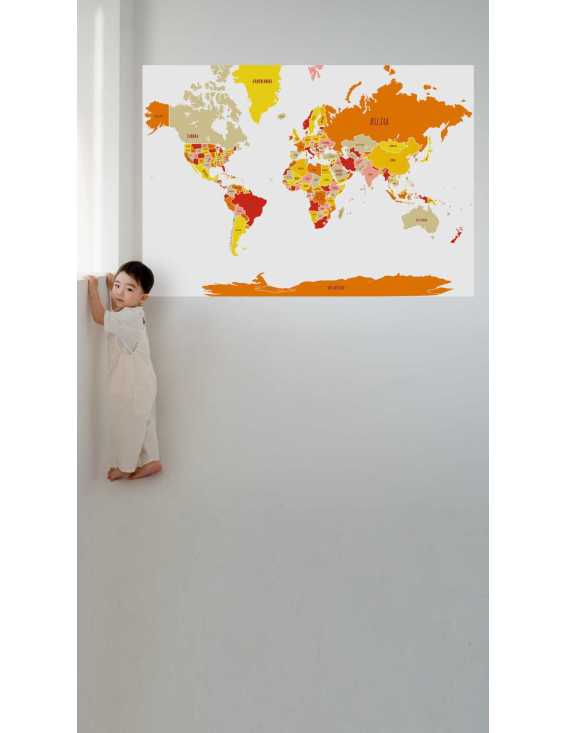 mapa decoracion juvenil colores