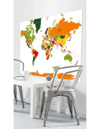 youth decoration worldmap spanish 2