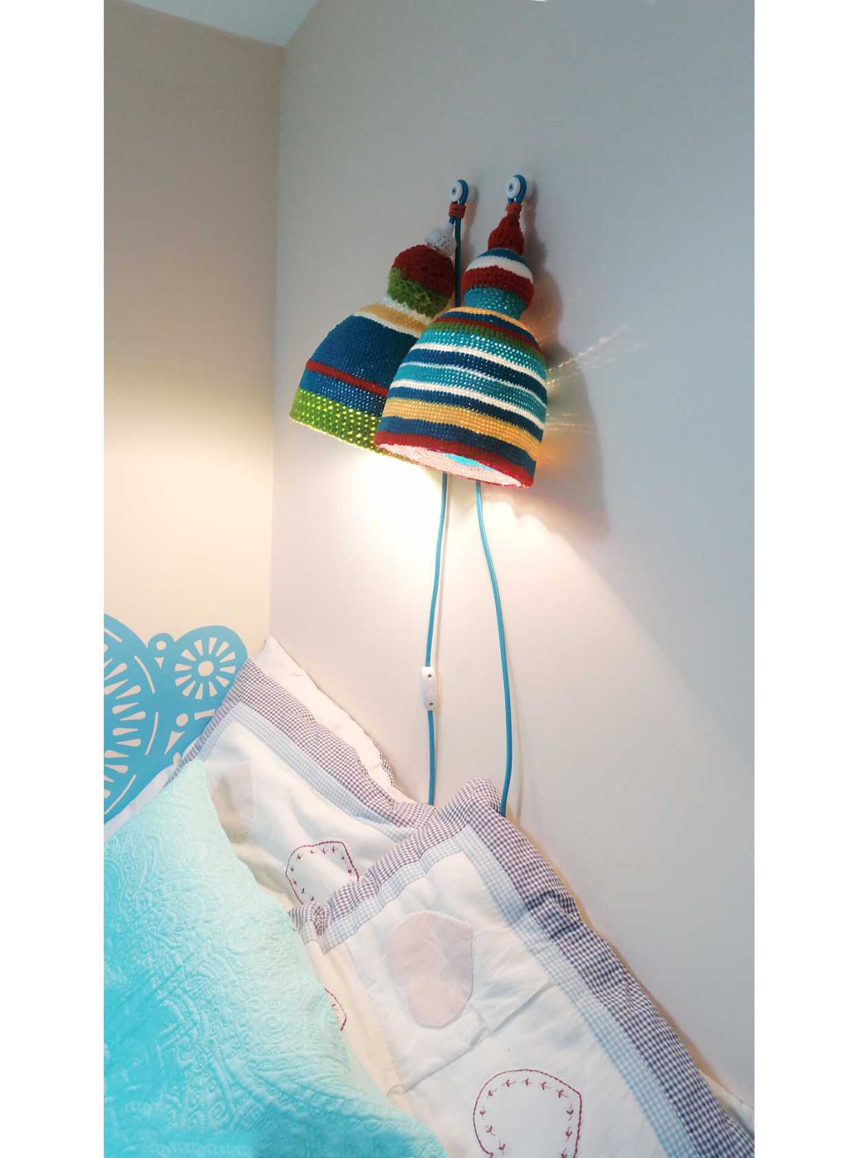 Personalized Crochet lamp