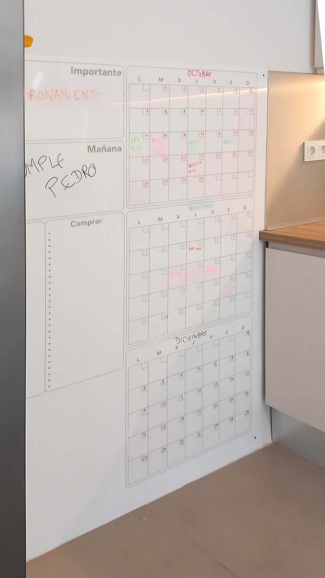 Pizarra Organización Familiar