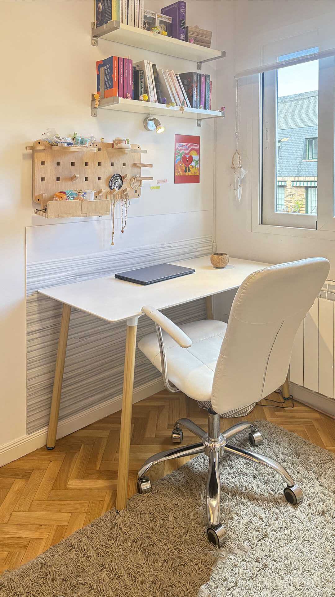 wainscot desk wall protector