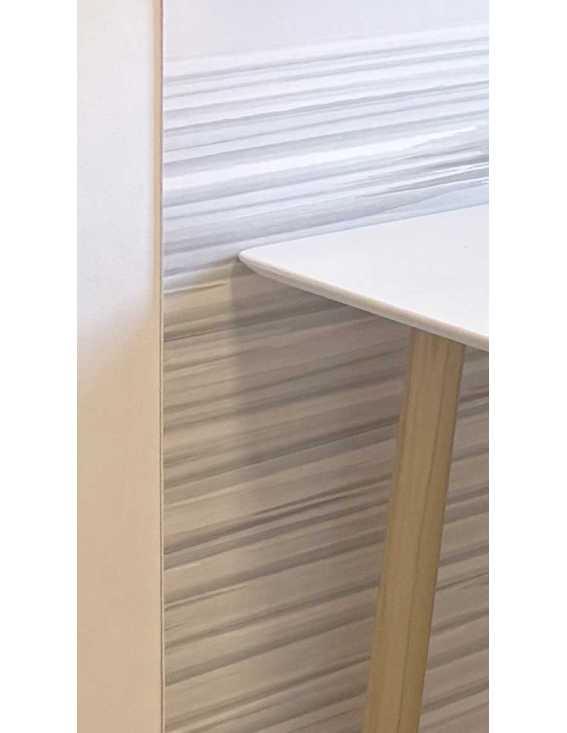 wainscot desk wall protector