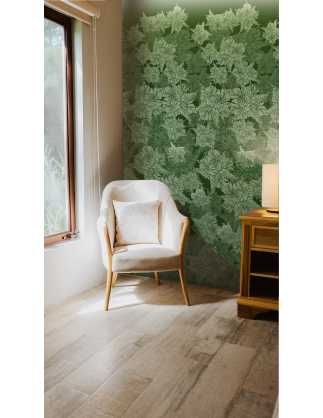 papel pintado bosque frondoso