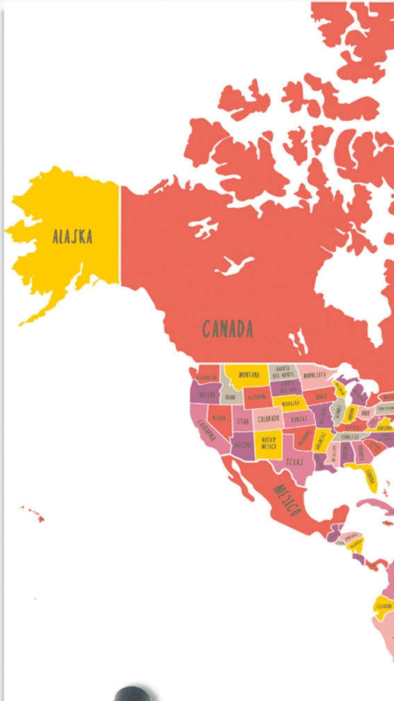 Worldmap Big for kids English