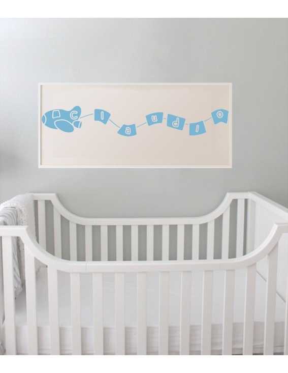 Personalized  Wall Art Plane
