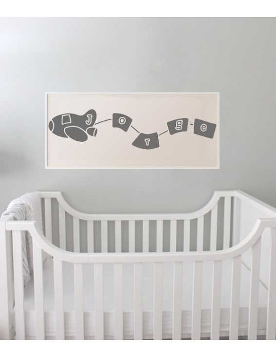 Personalized  Wall Art Plane