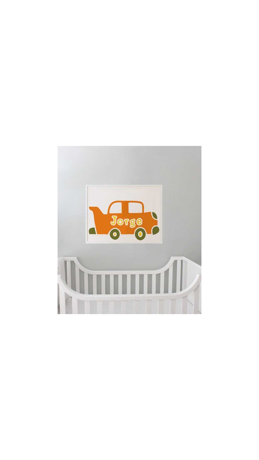 Personalized  Wall Art Car
