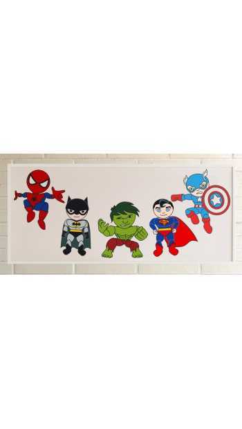 Superheroes Print
