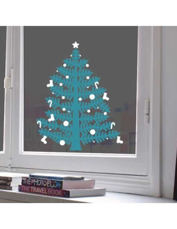christmas tree decal small
