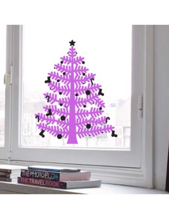 christmas tree decal small