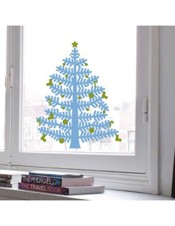 christmas tree decal small