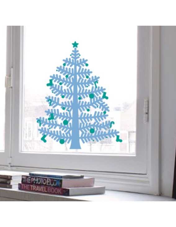 christmas tree decal small