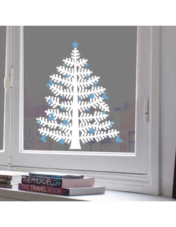 christmas tree decal small