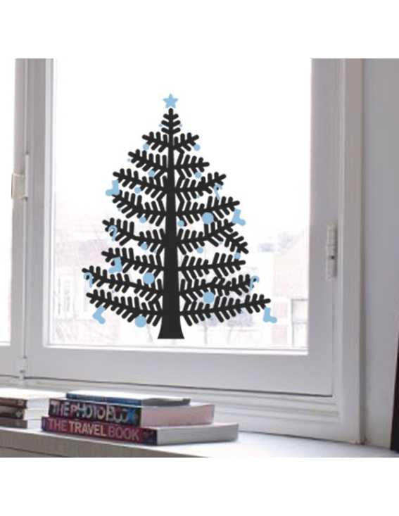 christmas tree decal small