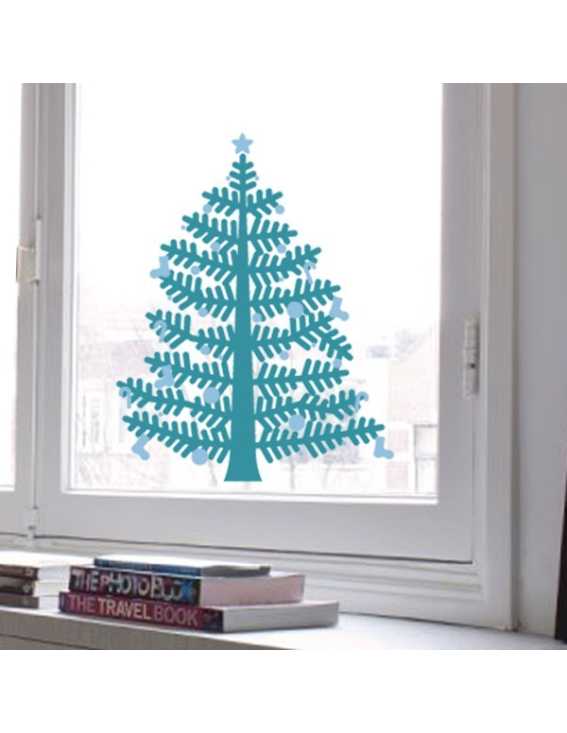 christmas tree decal small