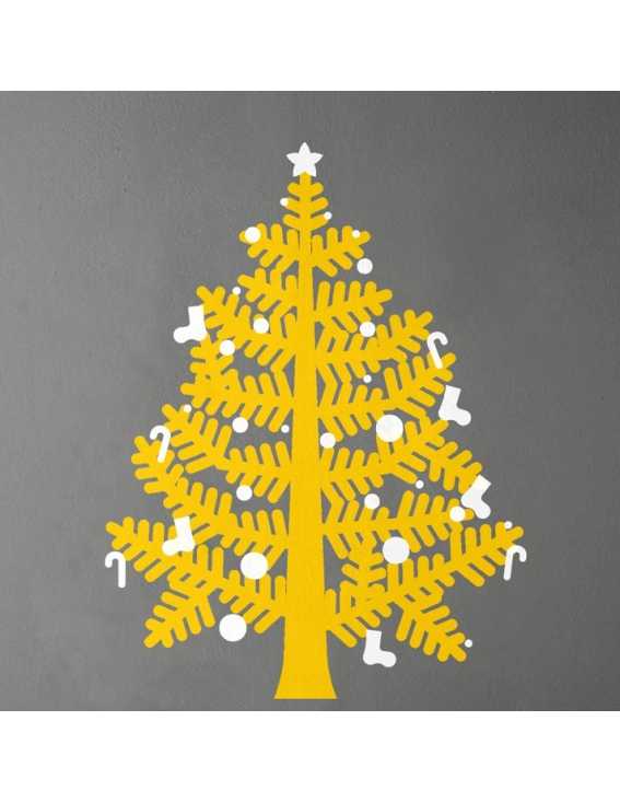christmas tree decal small