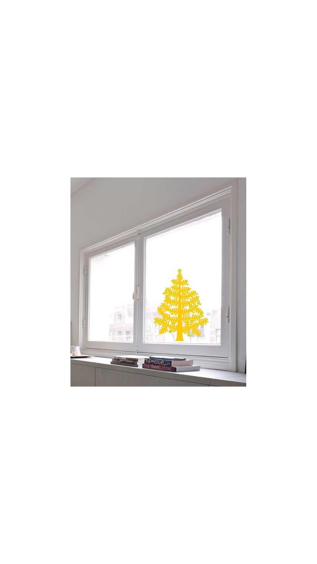 christmas tree decal small
