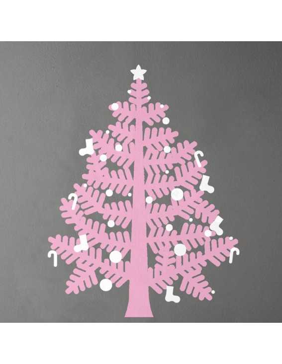 christmas tree decal small