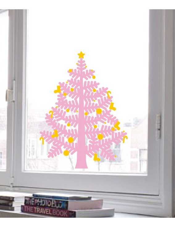 christmas tree decal small