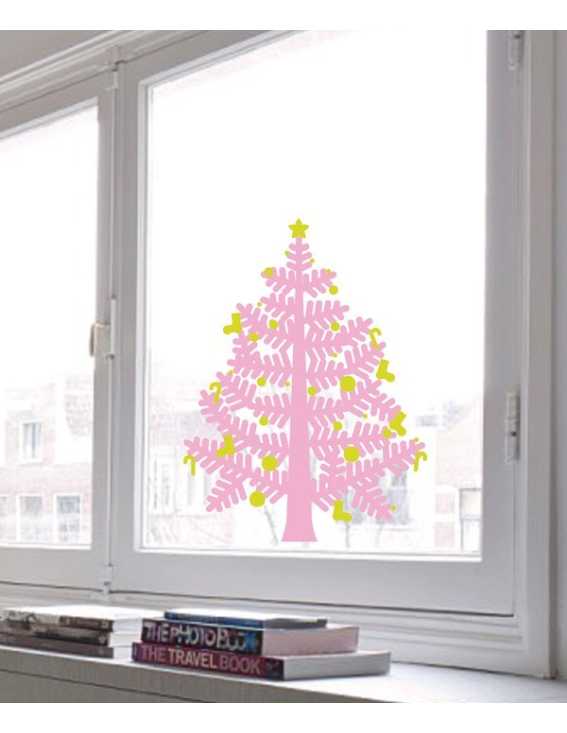 christmas tree decal small