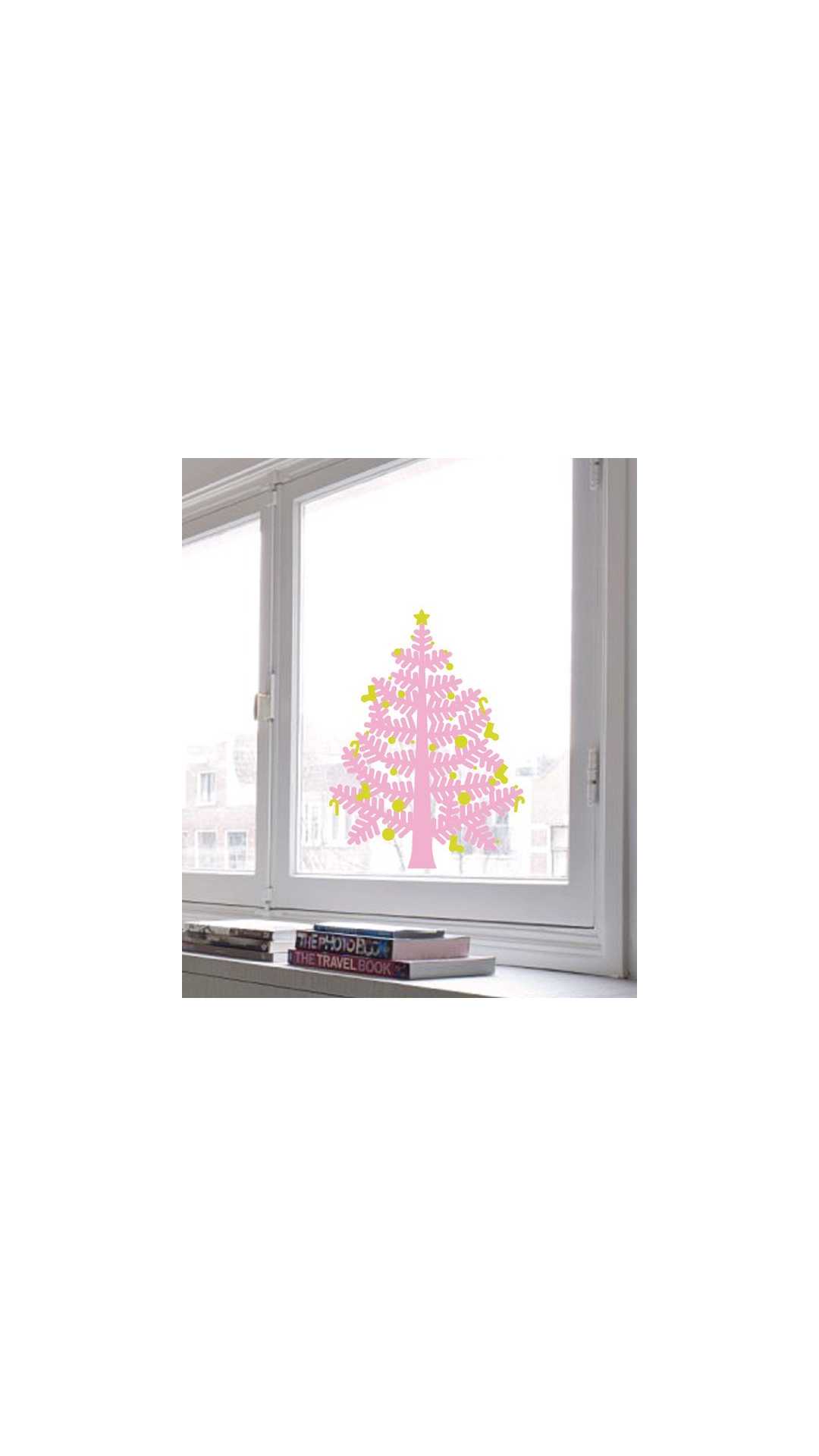 christmas tree decal small