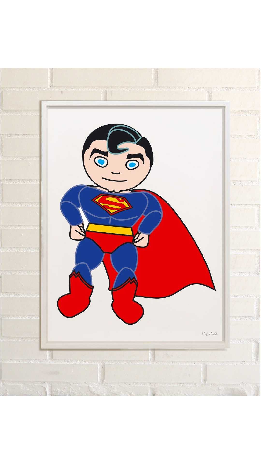 Ilustracion Superheroe Superman