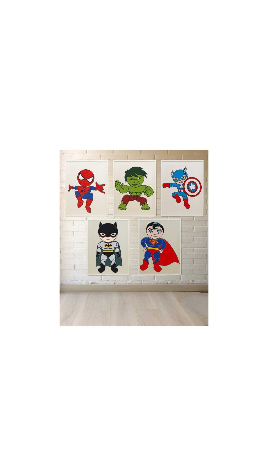 Superhero Print 