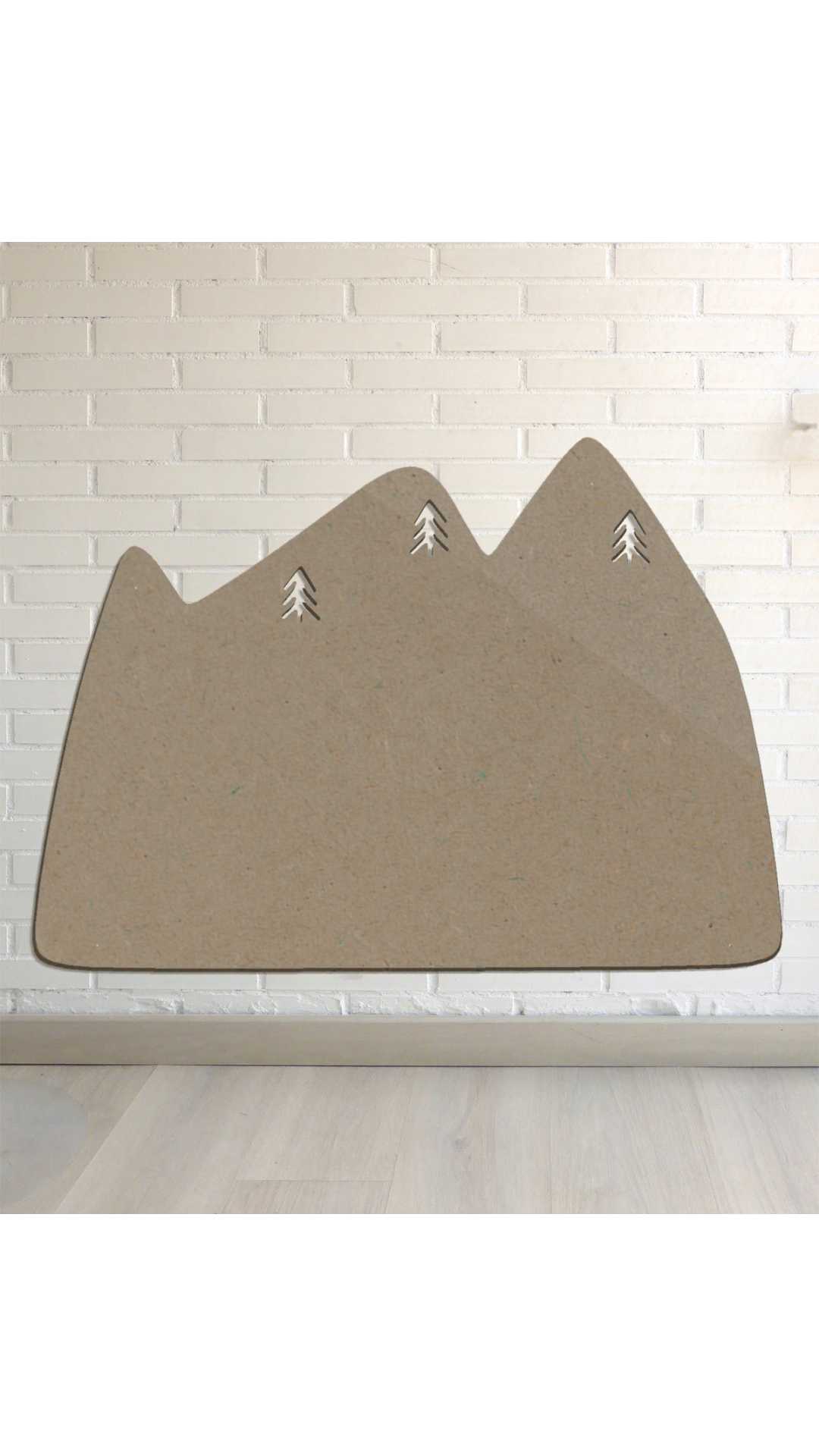 cabecero infantil montañas