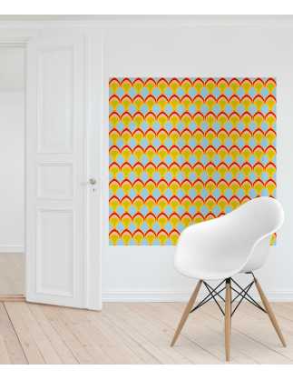 wallpaper vintage pavo real 2