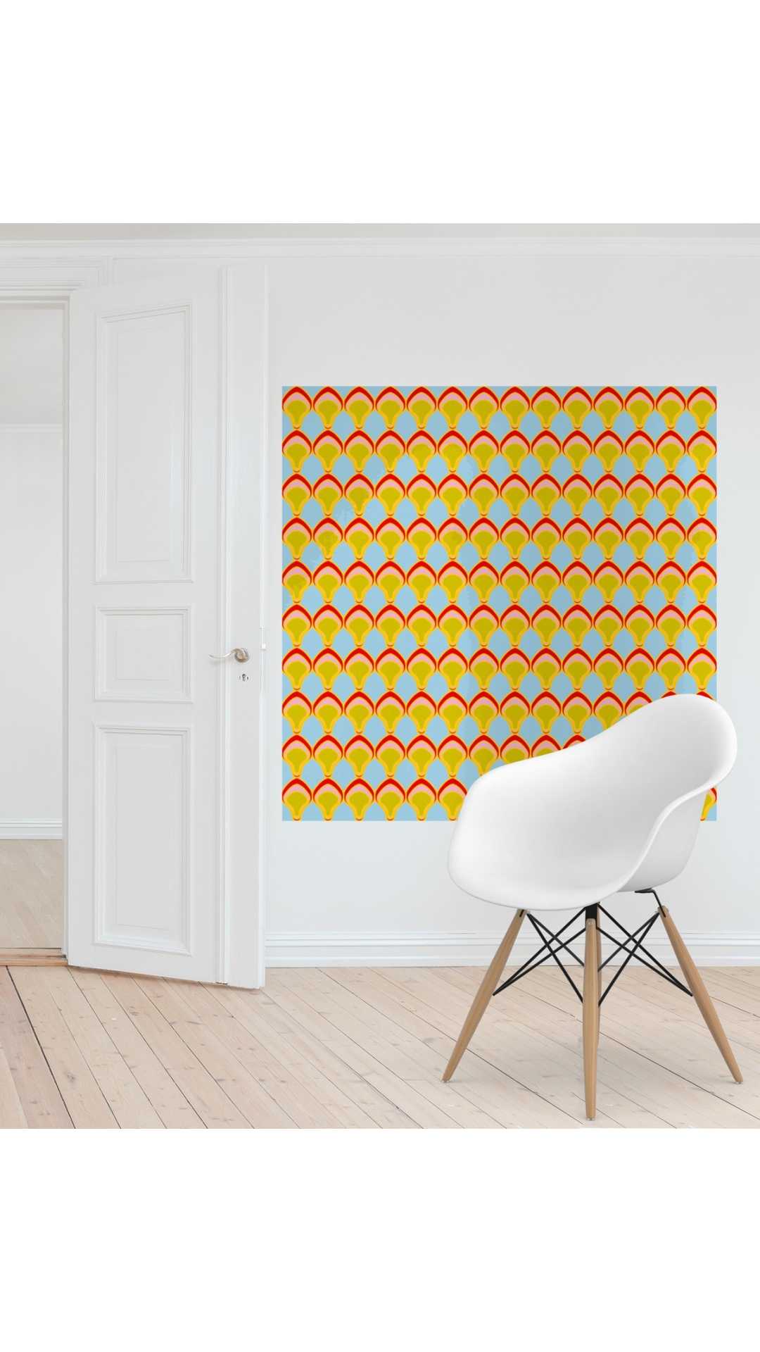 vintage print wallpaper