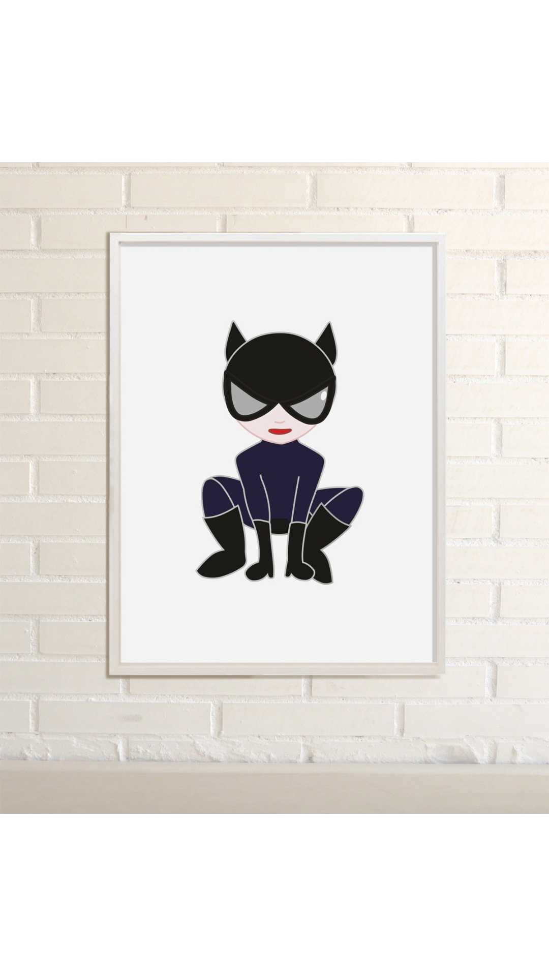 Catwoman Ilustracion Superheroinas