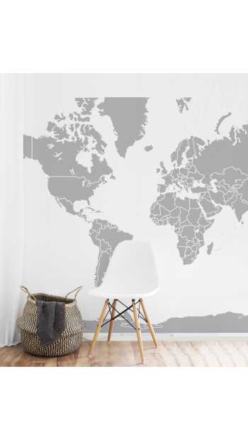 Giant world map Wallpaper