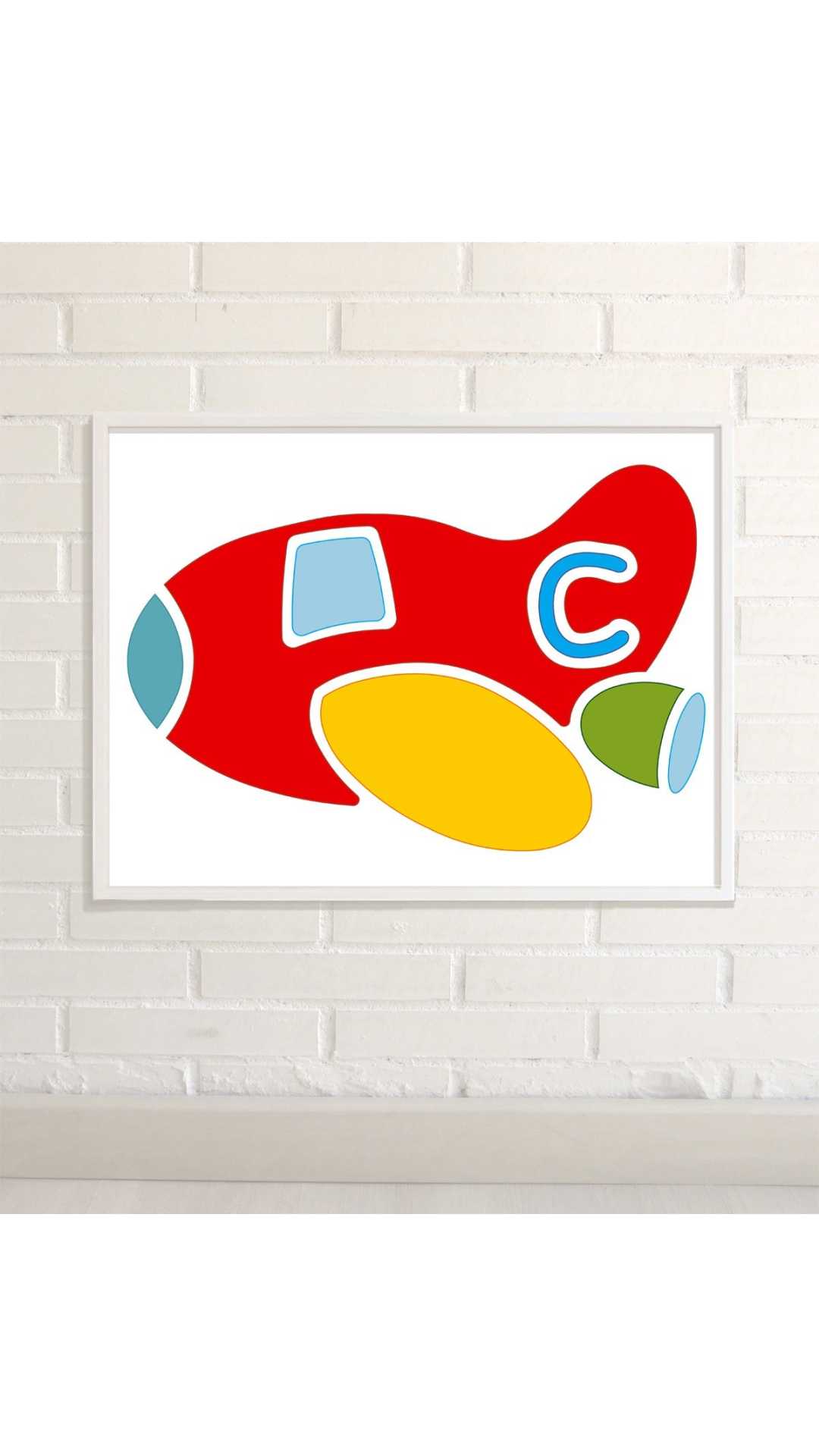 Ilustración Avión personalizado