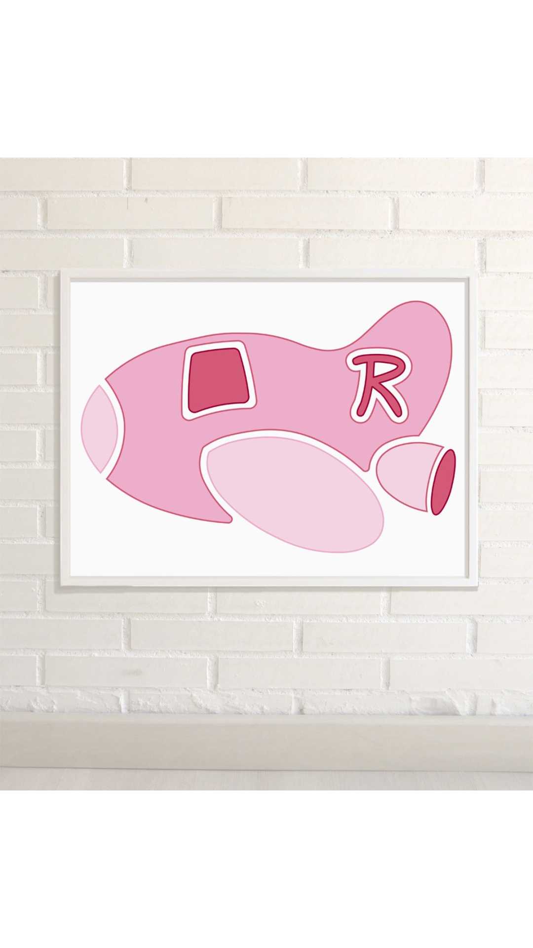 Personalized  Wall Art Plane