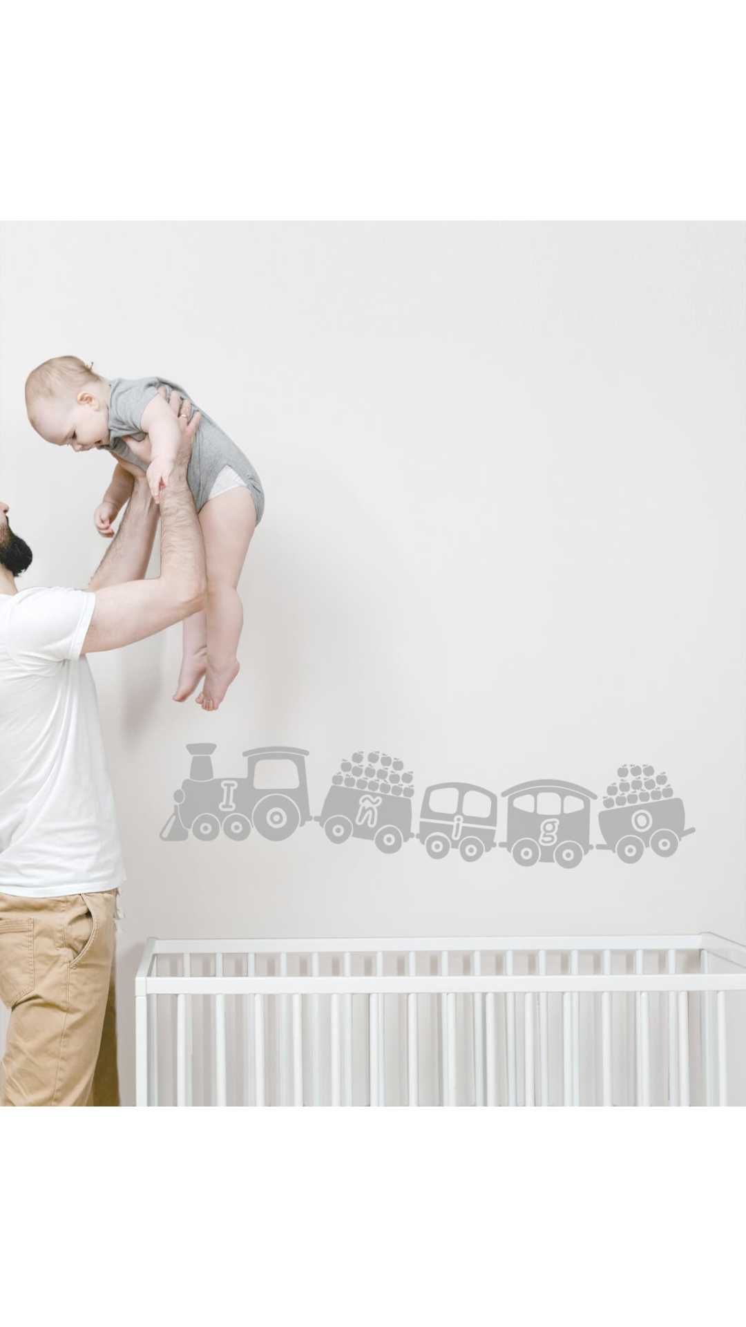 Customized train decal