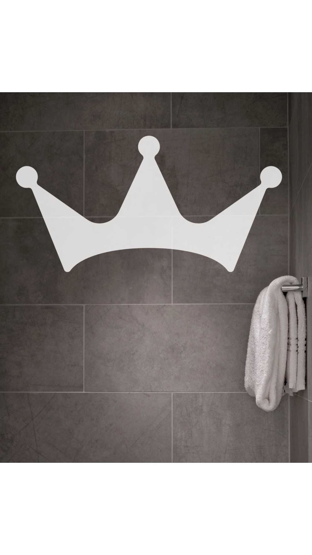 Sticker Corona Rey grande