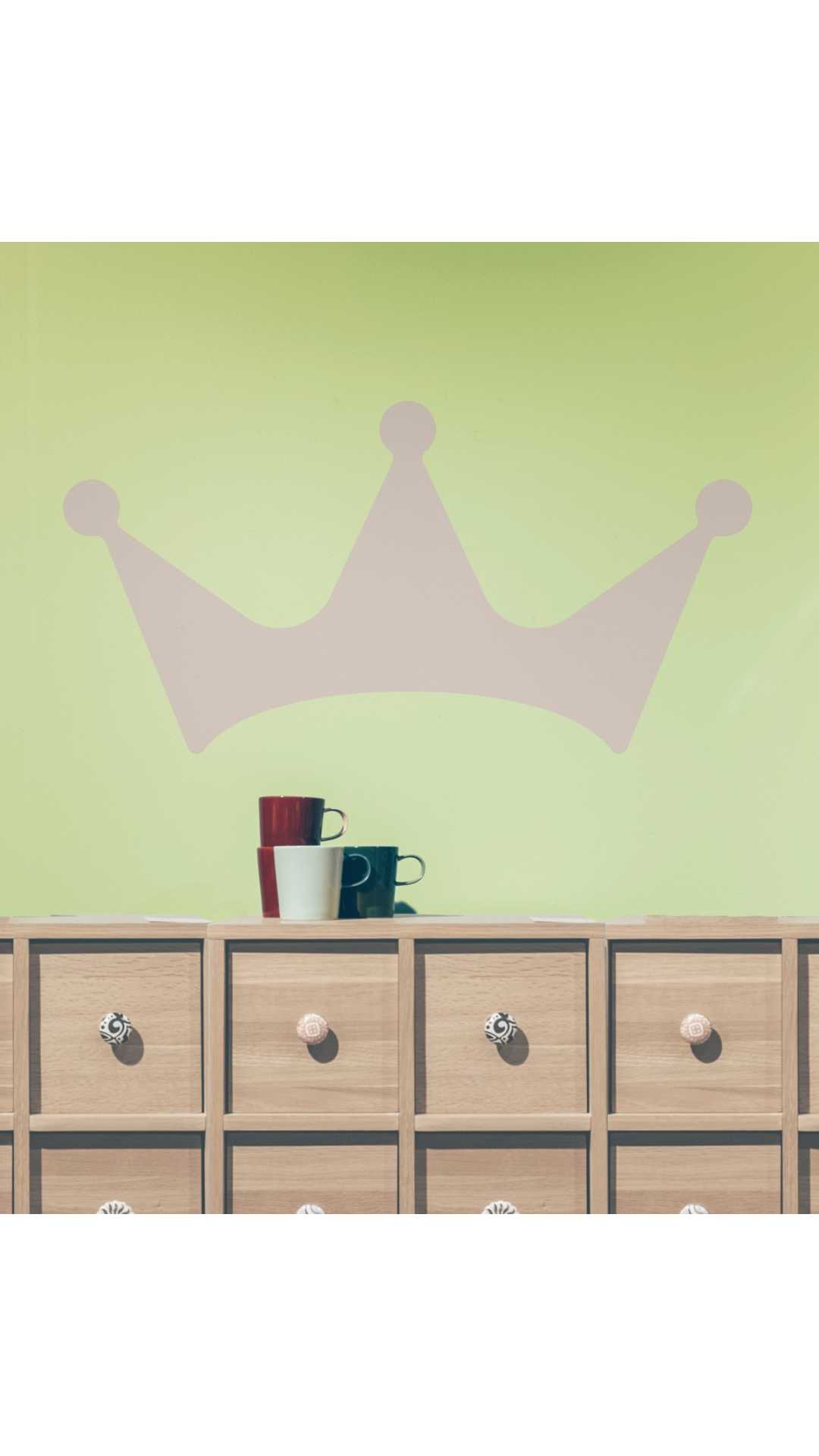 King Crown sticker small