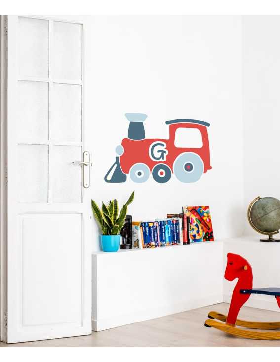 railway engine decal