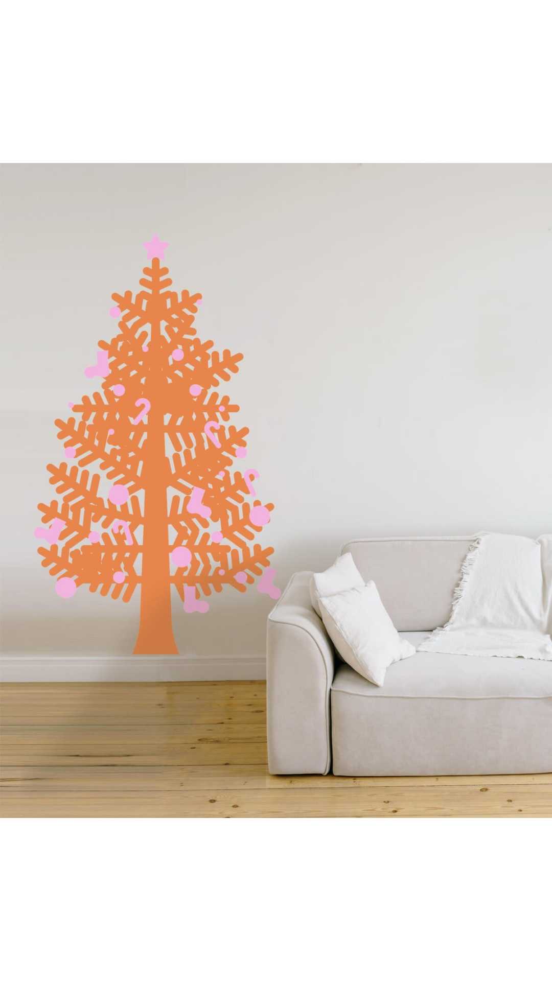 Christmas tree sticker big