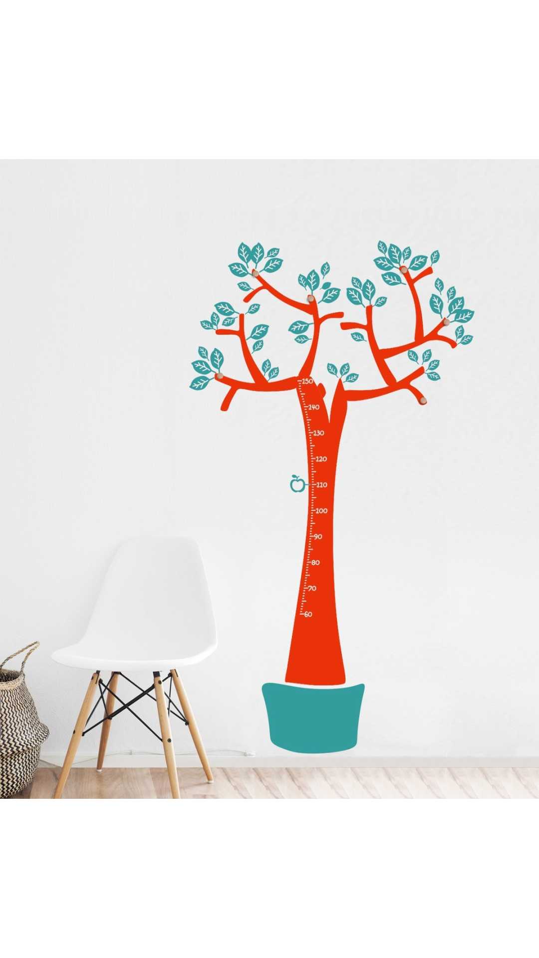 Wall hanger and meter tree colorful