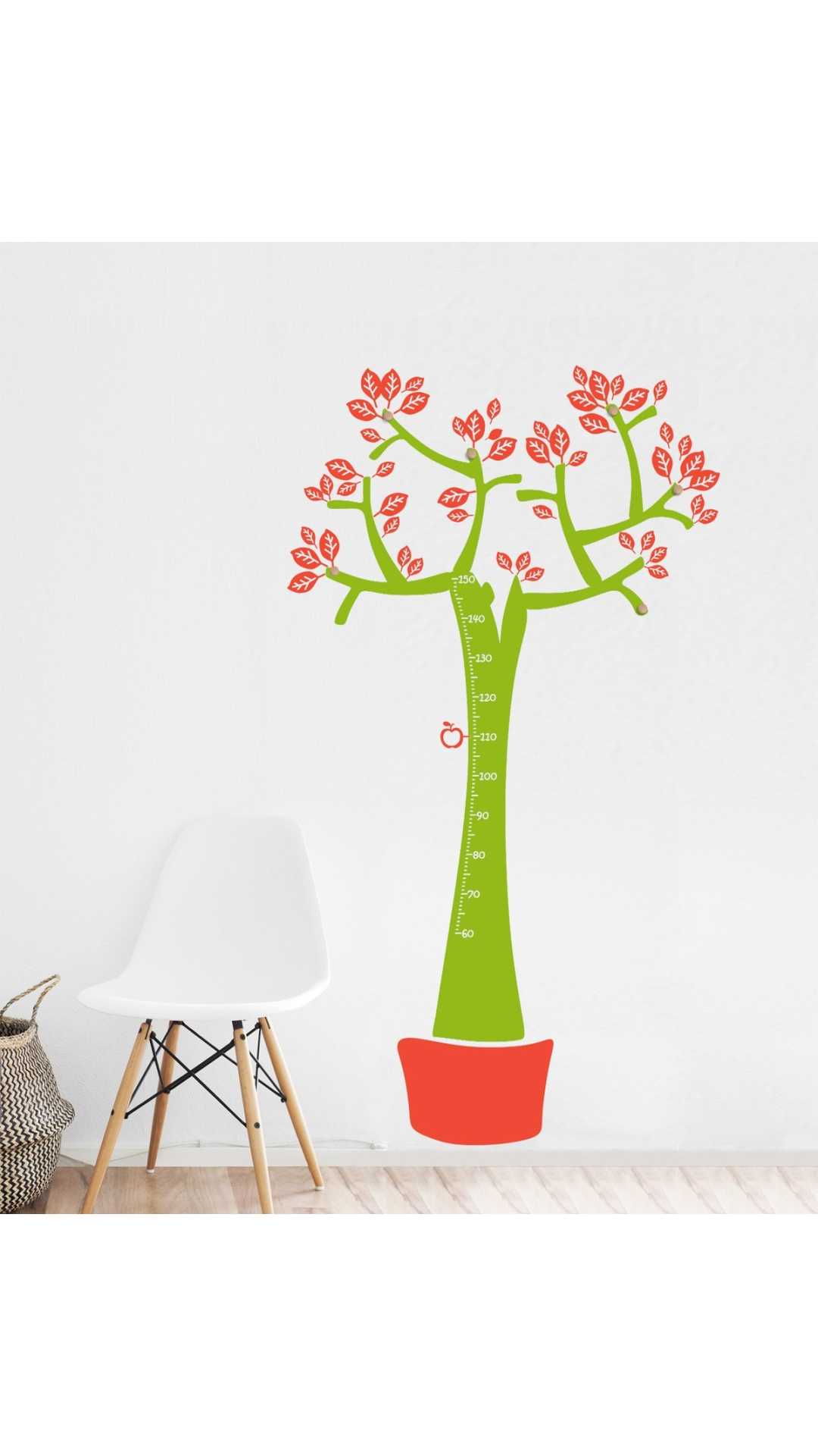 Wall hanger and meter tree colorful