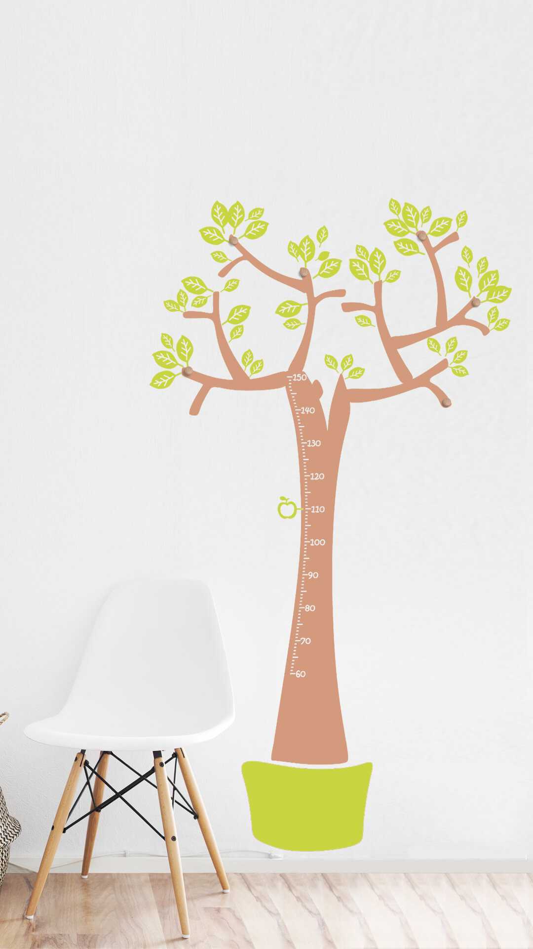 Wall hanger and meter tree colorful terra