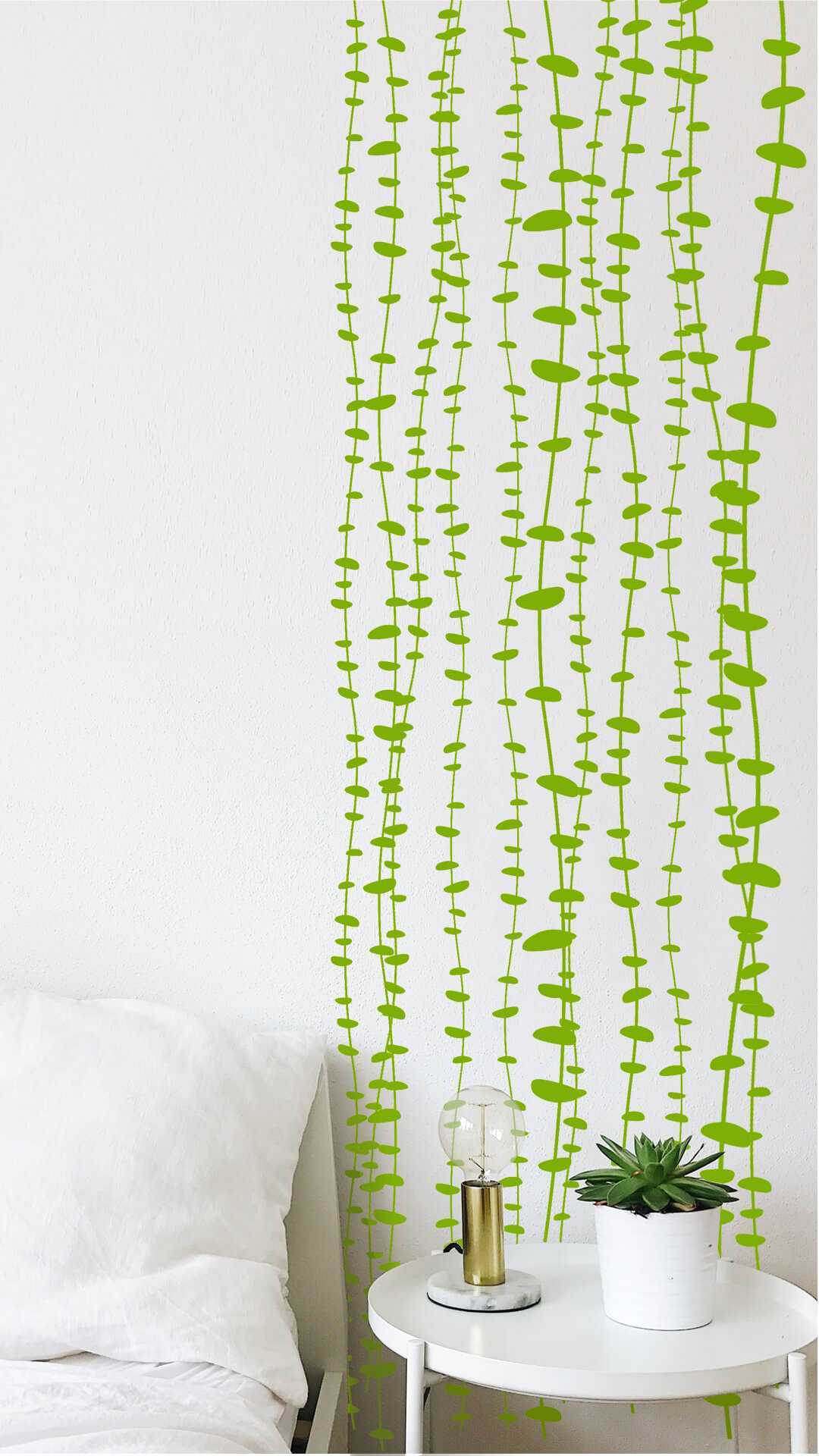 ivy ornament sticker