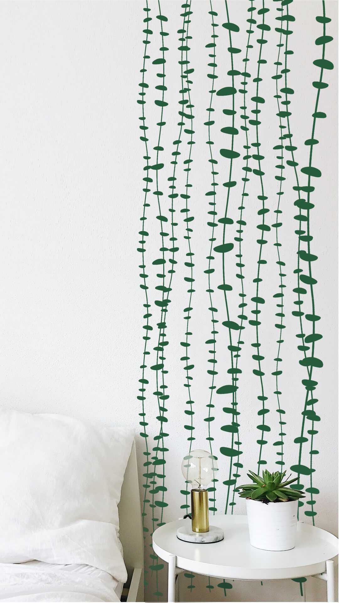 ivy ornament sticker