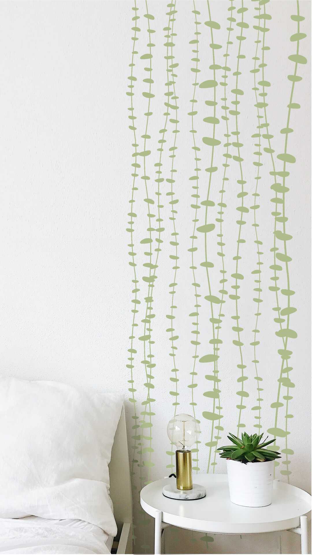 ivy ornament sticker