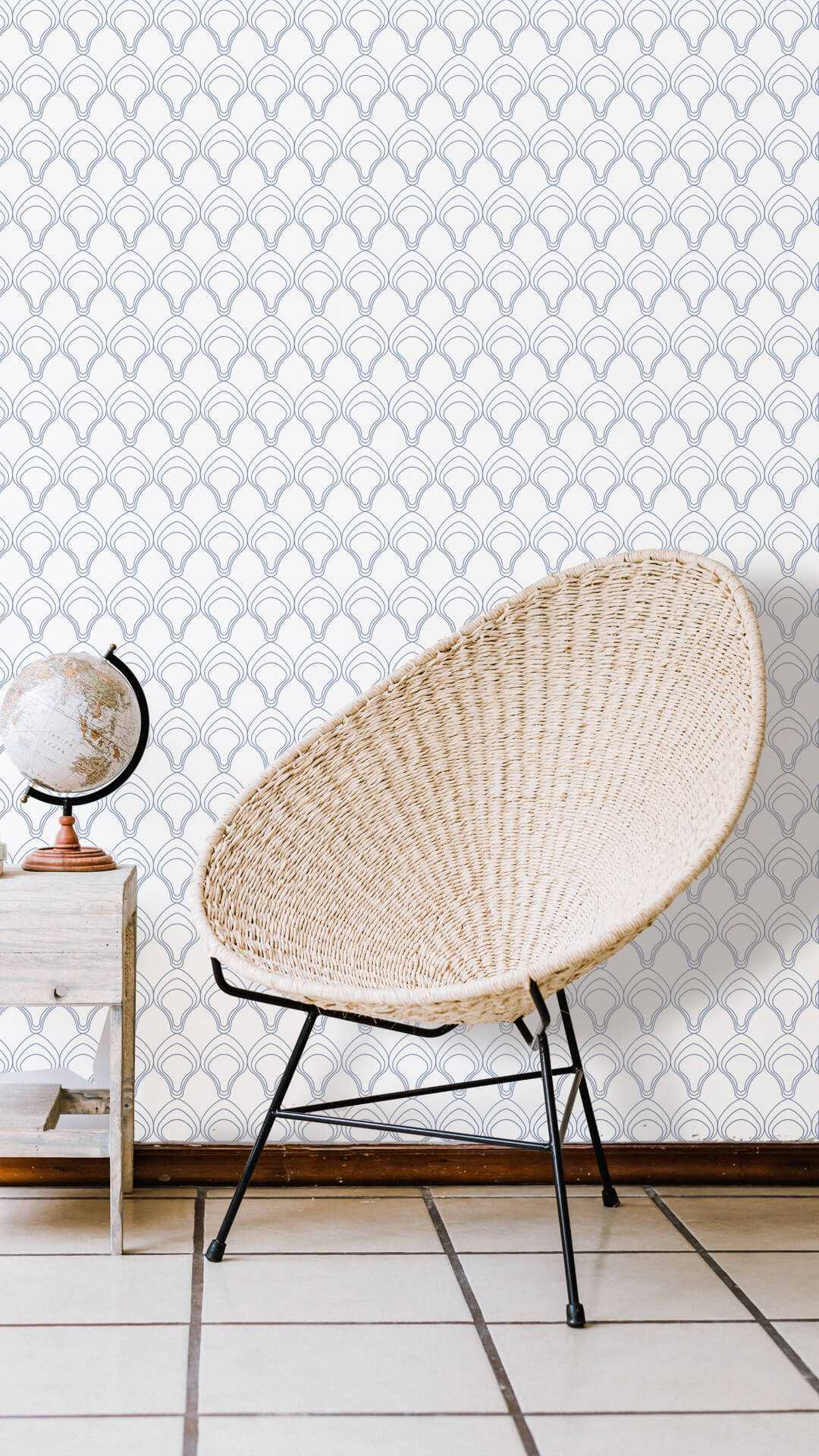 vintage print wallpaper