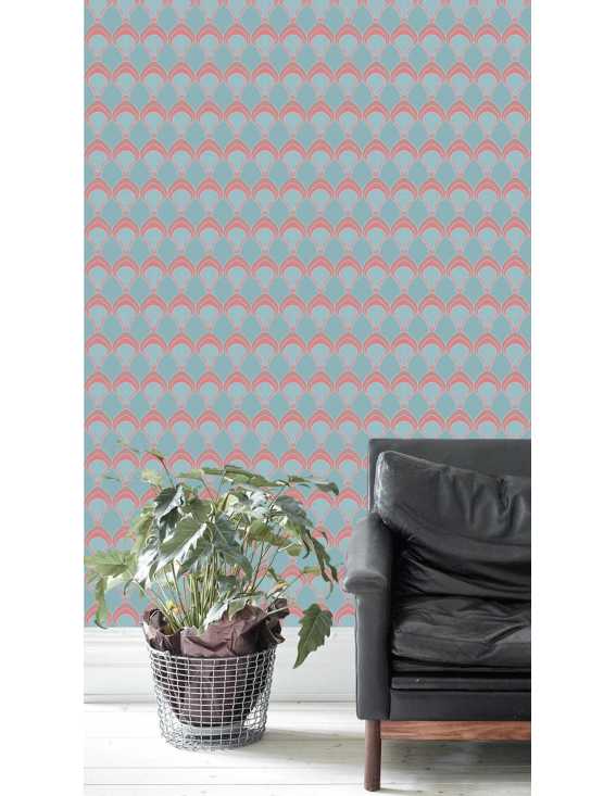 vintage print wallpaper